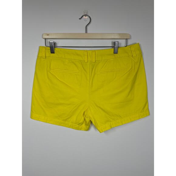 Stylus Cotton Shorts Lot of 2 Navy Blue Yellow Flat Front Size 6 Casual Colorful - Picture 7 of 11
